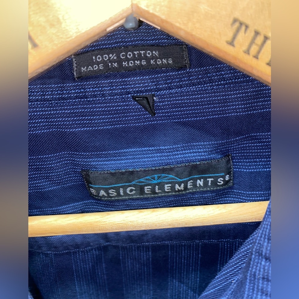 Basic Element Blue flannel - Picture 2 of 3